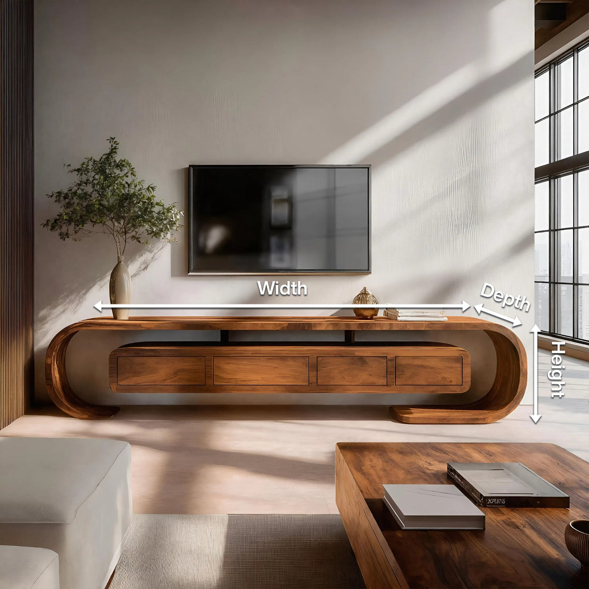 Modern TV Console For Modern Living Room Storage