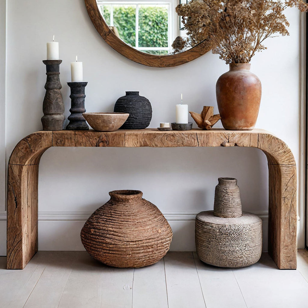 Reclaimed Entryway Table Decor