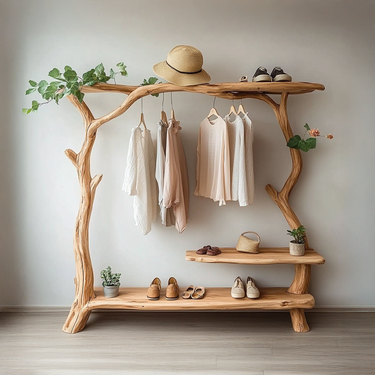 Free Standing Clothes Rack Home Decor Office Decor Gifts