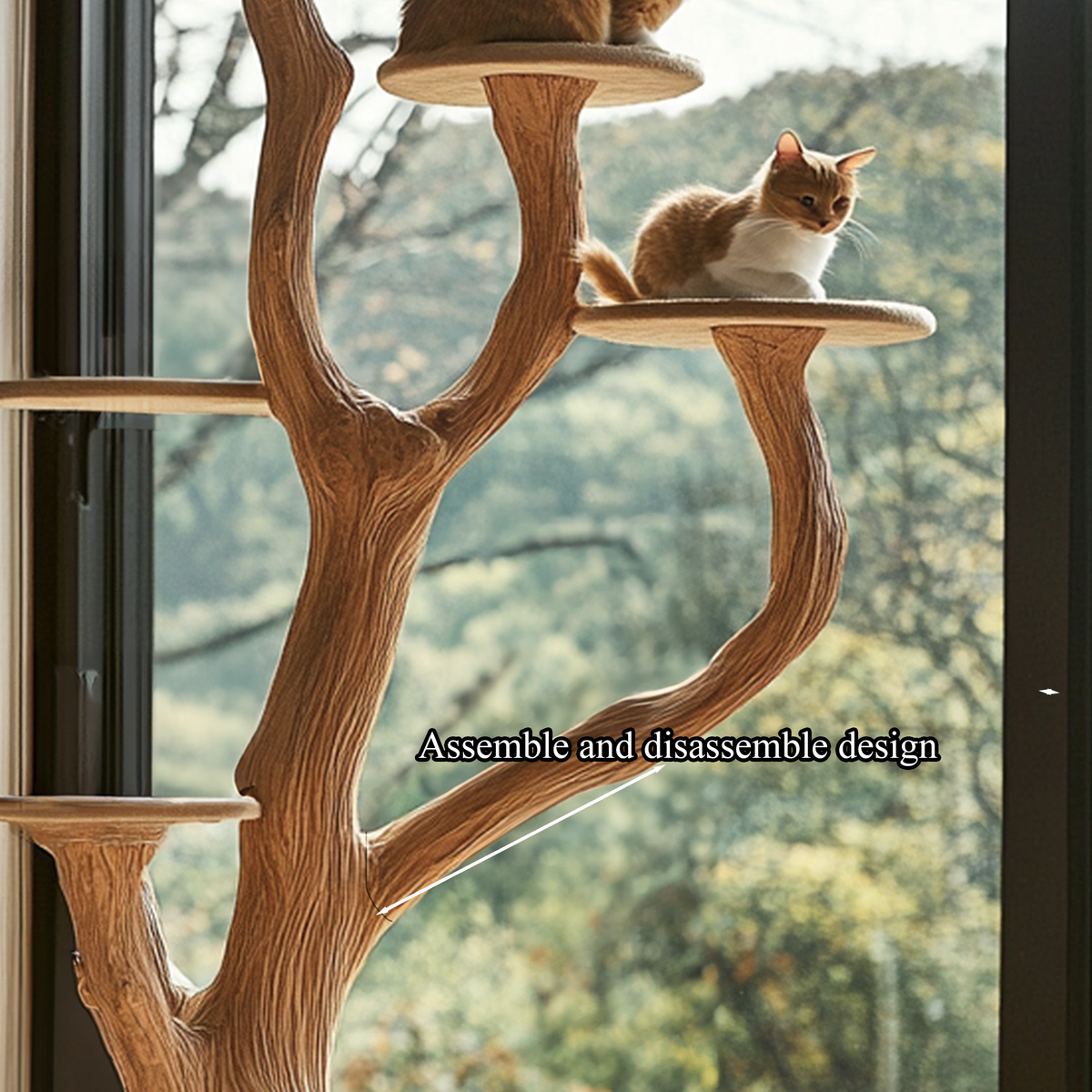 Cat Tree Shelf Custom Size Decor Living Room Gift