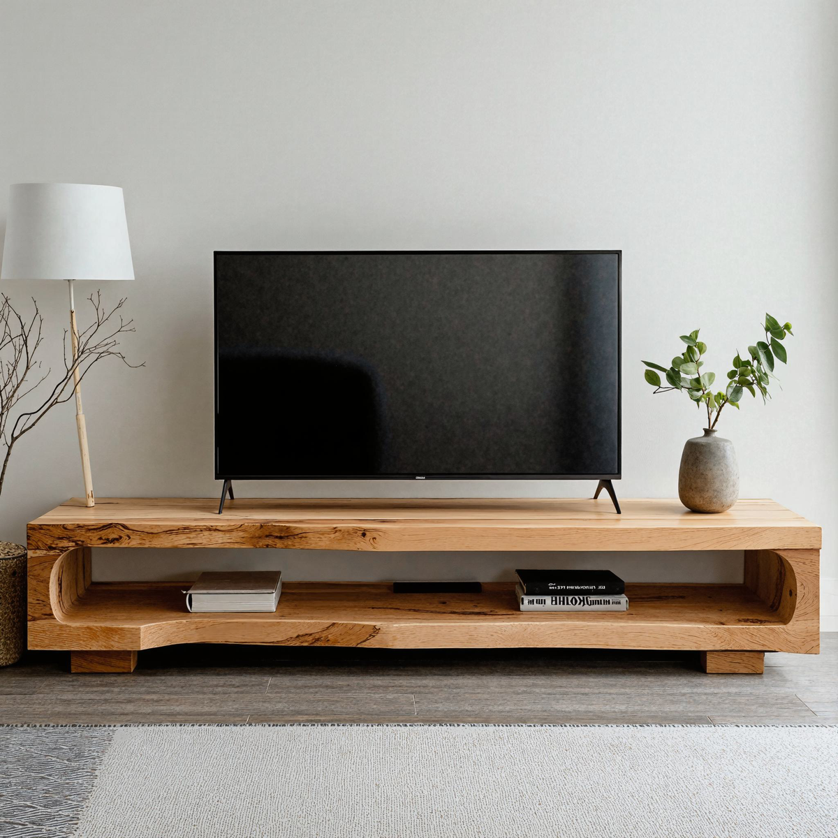 Handcrafted TV Console Rustic TV Cabinet Stand