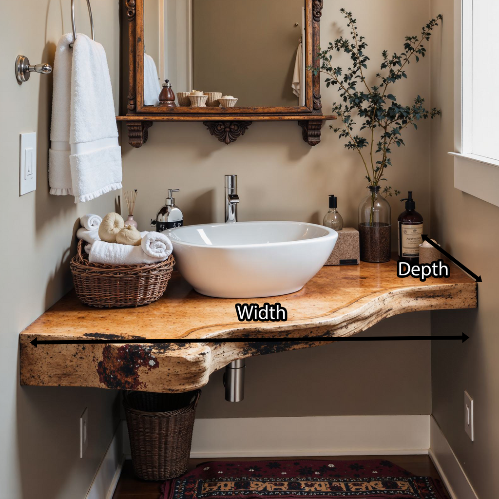 Floating Bathroom Corner Shelf