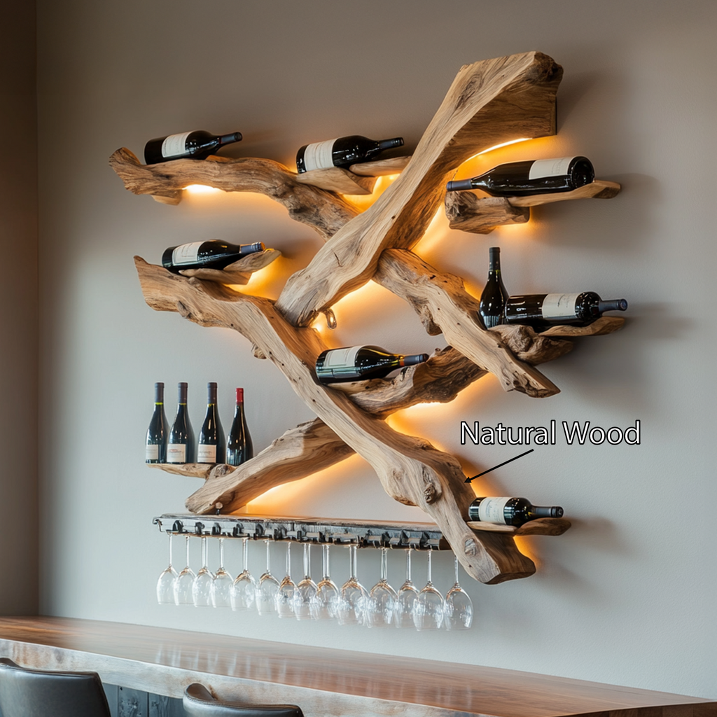 Handcrafted Wine Holder For Furniture Stylish Storage